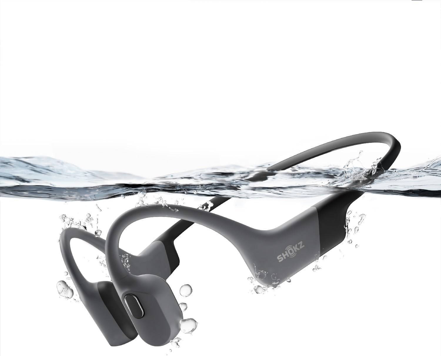 SHOKZ OpenSwim Pro Wireless Bluetooth Headphones - Grey